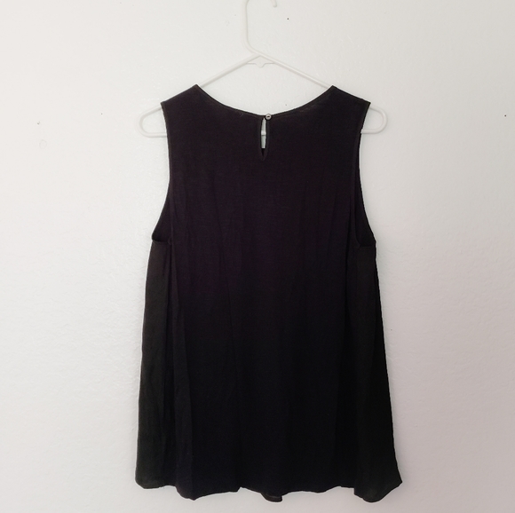 Dolan left of coast black shirred sleeveless top - Picture 6 of 8